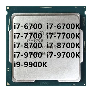 Processador CPU i7 6700 6700k 7700 7700K 8700 8700K 9700 9700K i9 9900K de oito núcleos LGA 1151