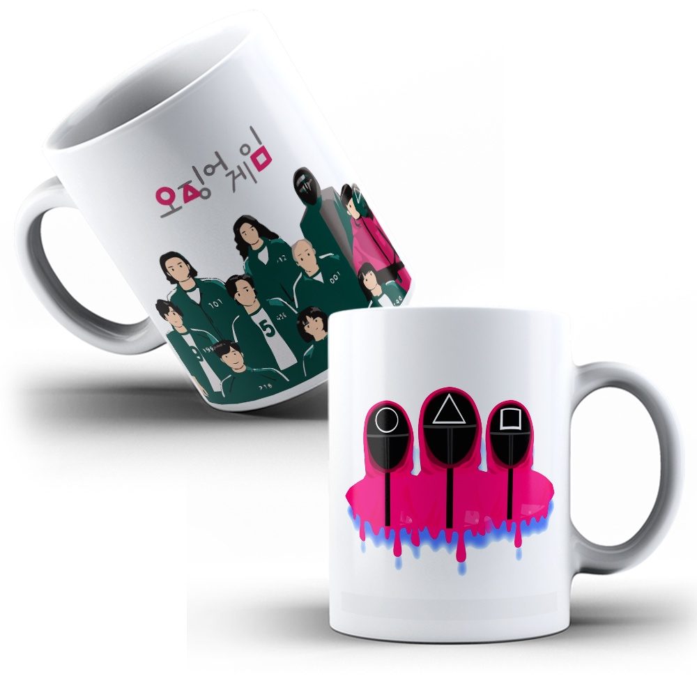 Caneca Série Round 6 Boneca Batatinha Frita 1,2,3 Netflix Personalizada