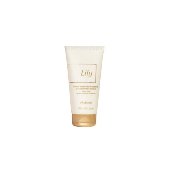 Creme Acetinado Desodorante Hidratante Corporal Lily G Shopee Brasil