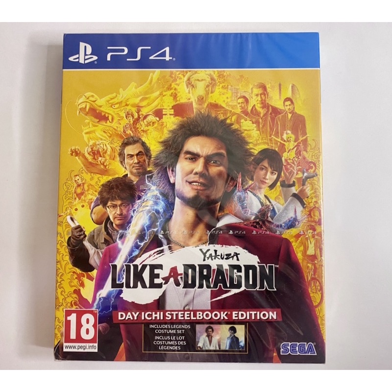 Yakuza Like A Dragon Day Ichi Steelbook Edition Ps4