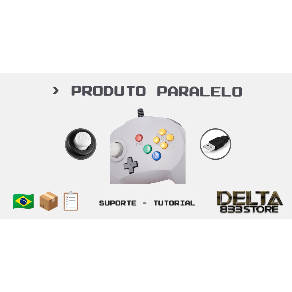 FGAMES NATAL - Controle Playstation Usb Analógico Para Computador Pc