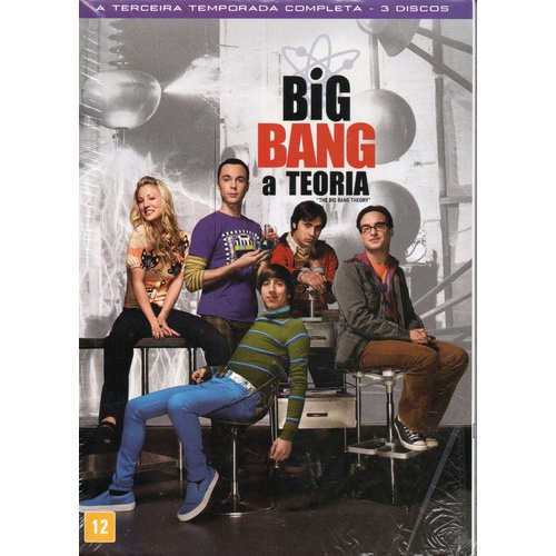 Dvd Big Bang A Teoria - A Terceira Temporada Completa 3 Disc | Shopee ...