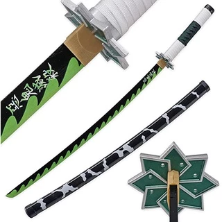Espada KATANA Demon Slayer Katana Sanemi Shinazuga Kimetsu No Yaba COLECIONAVEL ORNAMENTAL