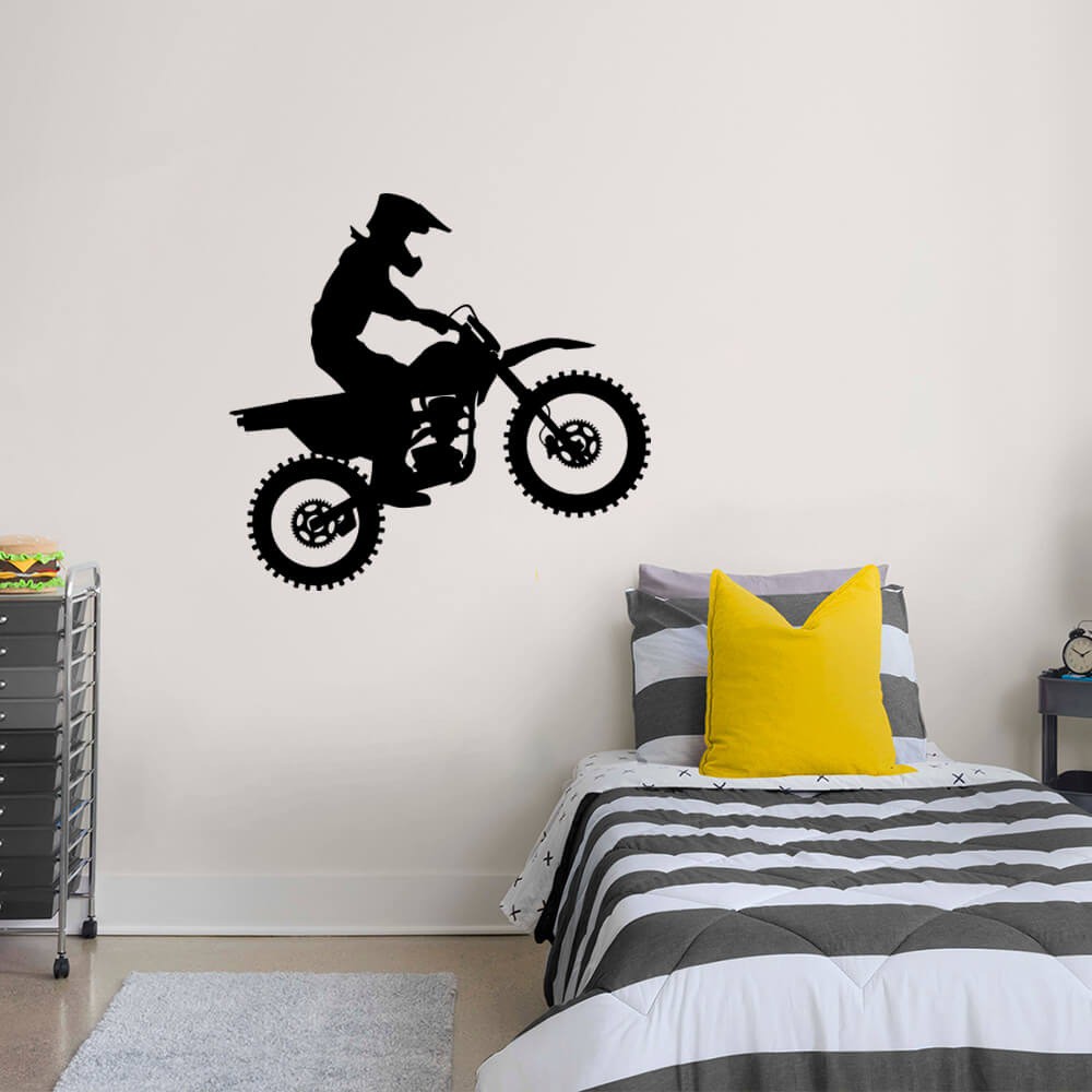 Cartaz do jogo da motocicleta auto motocross posters de seda moto imprime  esportes para o homem menino quarto decoração da parede lona imagem 16x24  - AliExpress