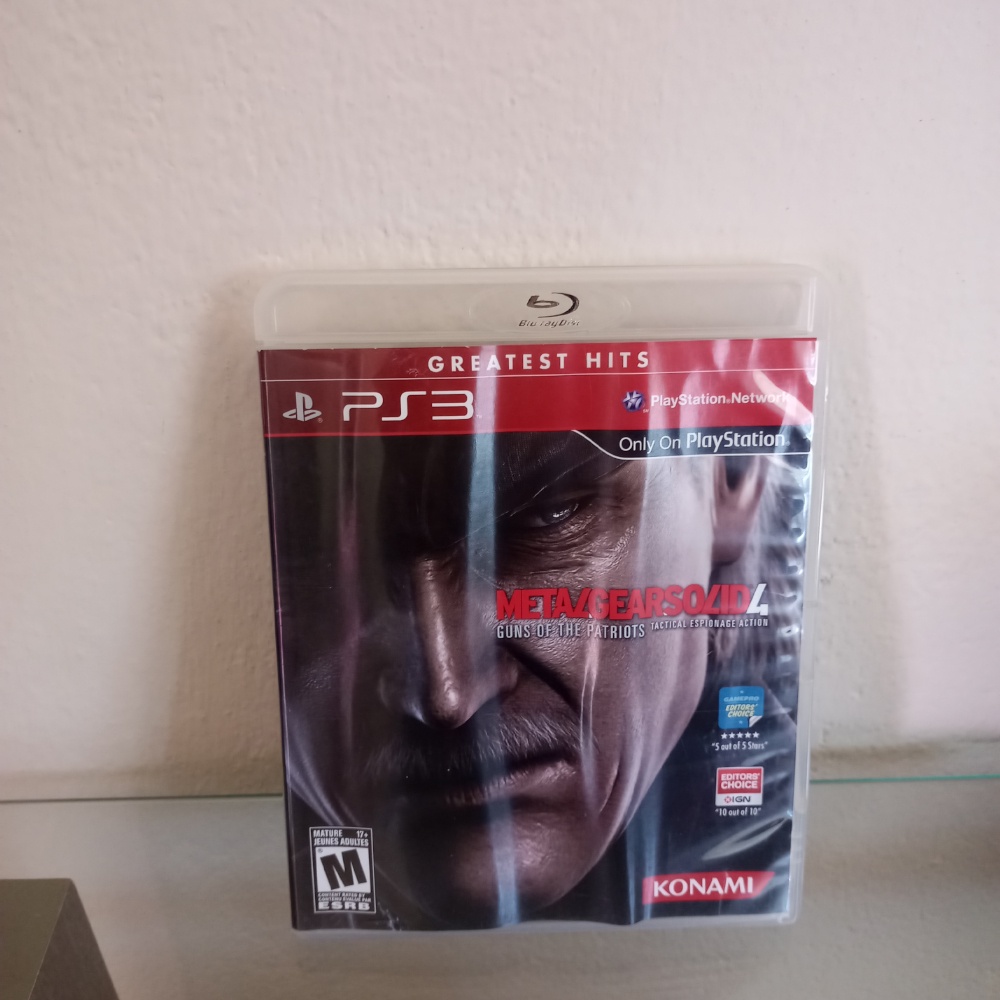 Jogo Metal Gear Solid 4 Ps3 Mídia Física Lacrado - Easy Cosméticos -  Perfumaria