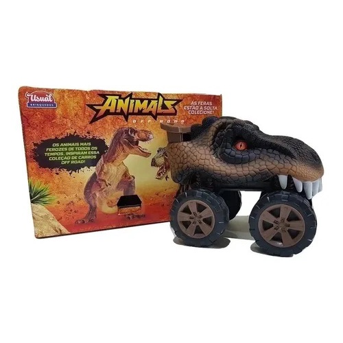 Carro Animals Off Road Tiranossauro Rex - Usual Brinquedos - DiverMais