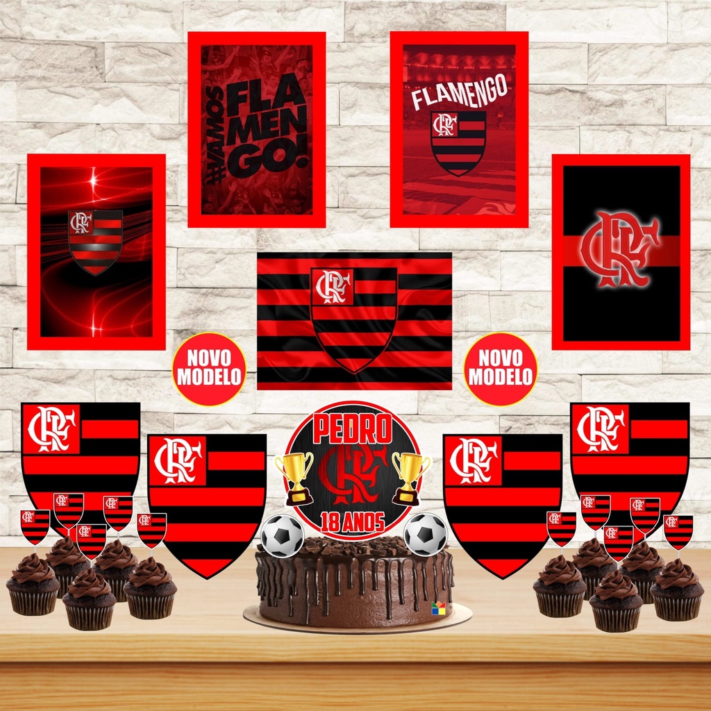 Kit Festa Completa Futebol Flamengo Decoração Aniversário - Carrefour