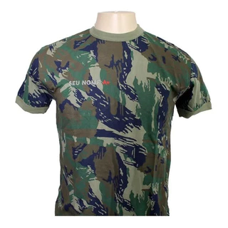 Kit - 2 Camisas Da Aeronáutica Camuflado Com Nome De Guerra
