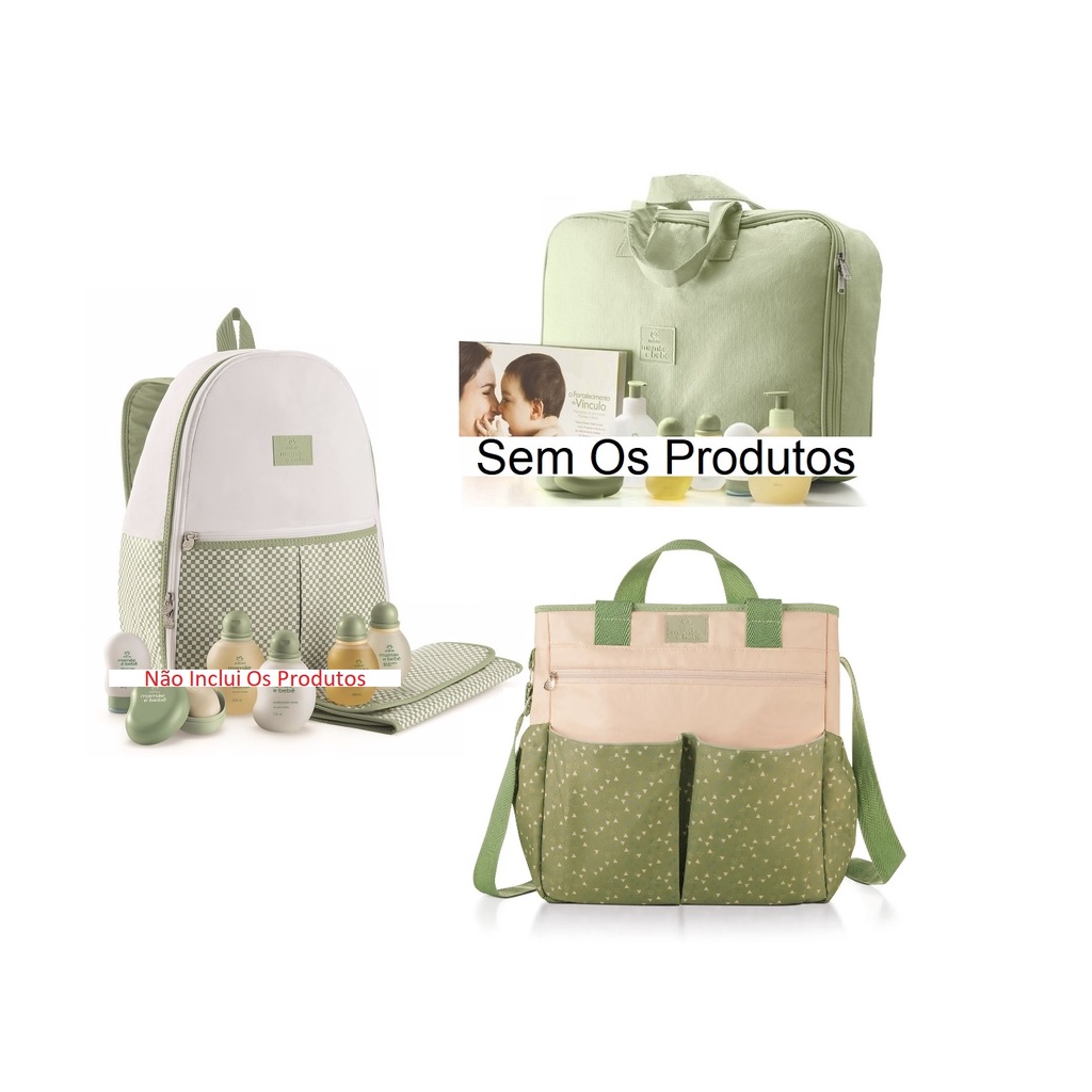 Bolsa Mala Mochila Térmica Grande Para Maternidade Natura Mamãe Bebê ...