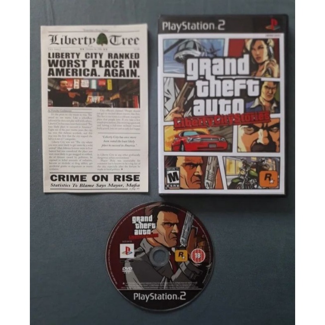 Grand Theft Auto Liberty City Stories  Jogo Original para Playstation 2 -  Escorrega o Preço