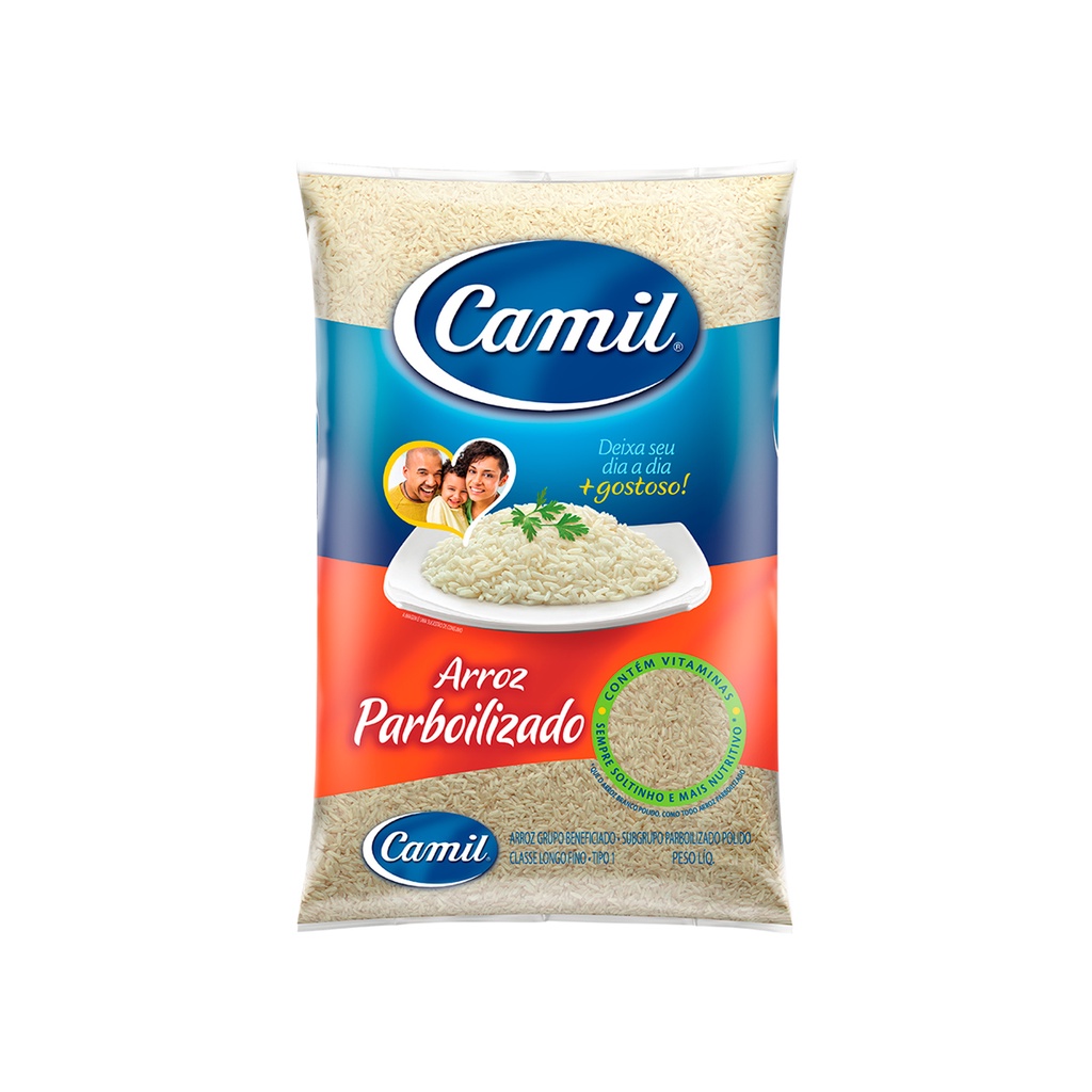 Arroz Parboilizado Camil 1Kg | Shopee Brasil