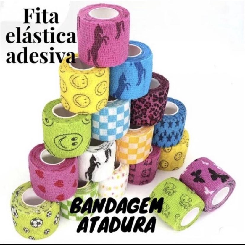 Fita Elástica estampada Bandagem