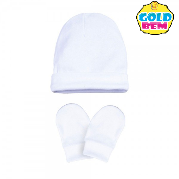 Kit de touca e luvinhas