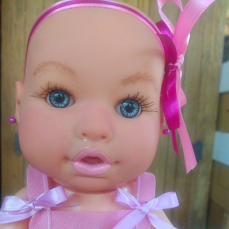 Boneca Bebe reborn Meu Bebezinho 31cm com acessórios ED1