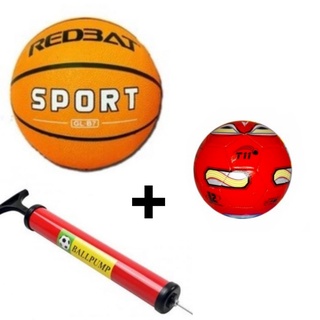 Kit Bola de Basquete n7 + Bomba de Ar Manual - Shop VR