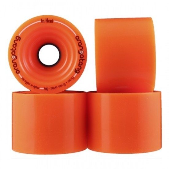 Roda Orangatang In Heat 75mm 80a 83a 86a - Skate Longboard