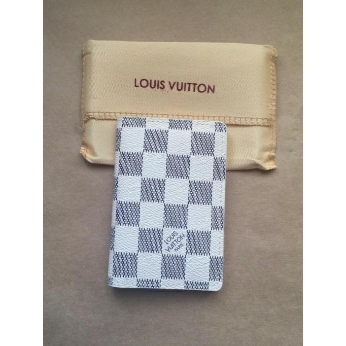 Porta Cartão Louis Vuitton Xadrez Preto Carteira masculina