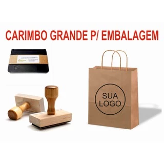 Carimbo Grande Para Embalagem - Com Almofada