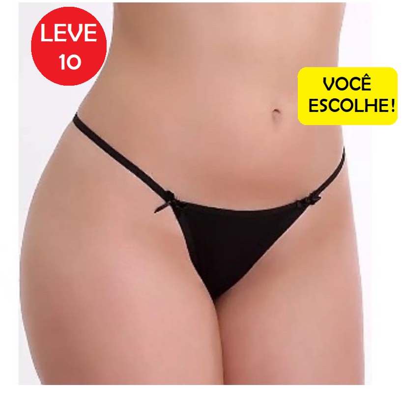 Kit Calcinhas Tanga Fio Dental Furacao Calcinha Sexy Shopee Brasil