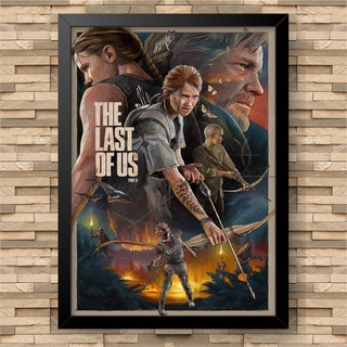 Quadro Decorativo Poster Game Jogo The Last Of Us 33x24cm
