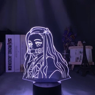 Anime Demon Slayer Kamado Nezuko Figure Lâmpada Led Noturna Jagermeister 1