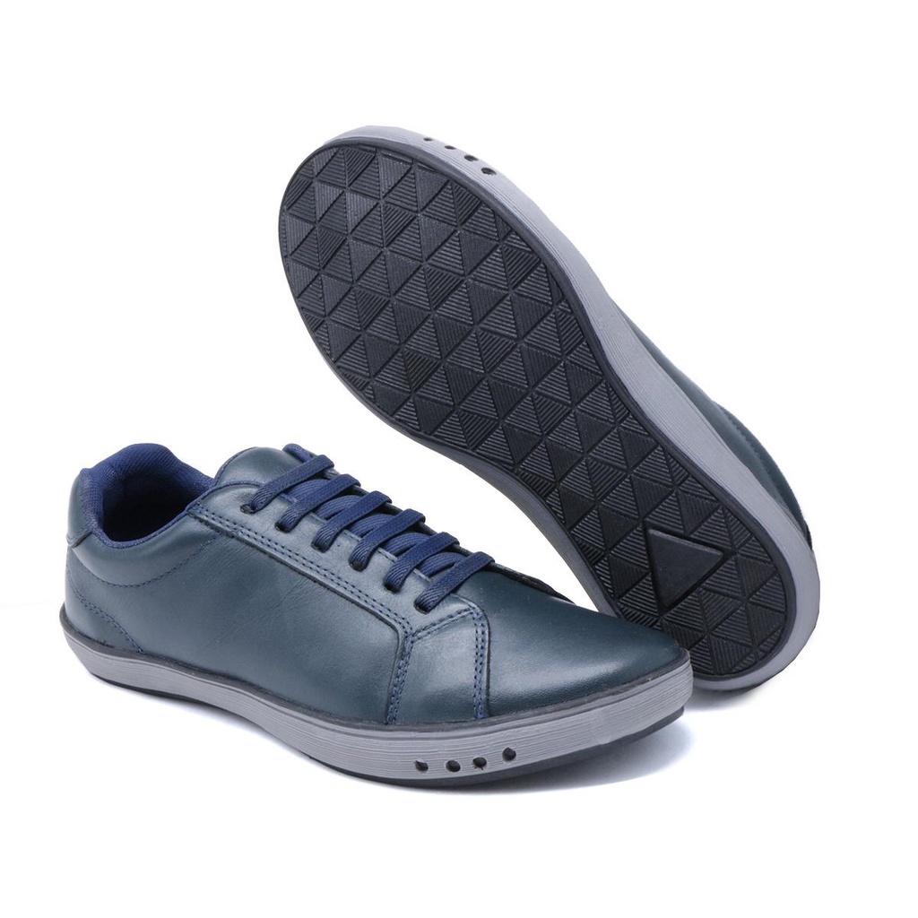 Sapatenis tênis Masculino Couro Legitimo