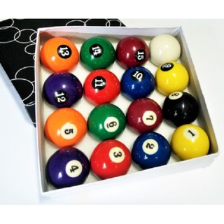 Jogo Bolas De Bilhar Sinuca Numeradas 52mm Snooker - Billiard