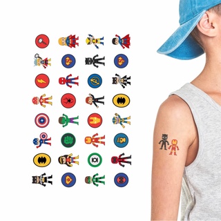 Tatuagem Infantil Temporária Heróis II | Kit Festa 32-054