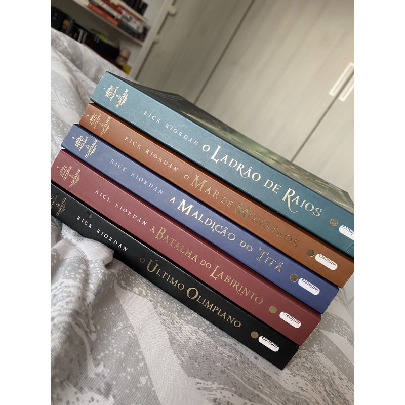 5 livros de Percy Jackson | Shopee Brasil
