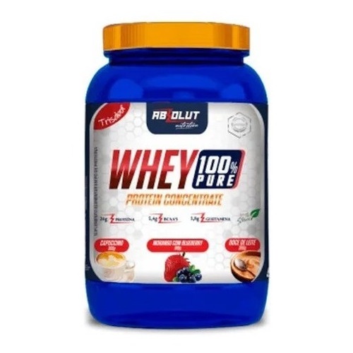 Whey Protein Concentrado 100% pure Absolut nutrition – 20g proteina + 4,7g BCAA