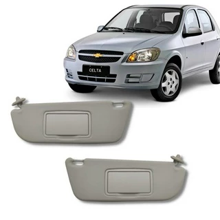 Quebra Sol Chevrolet Celta (2001/2016) Com Espelho Lado Direito ou Esquerdo