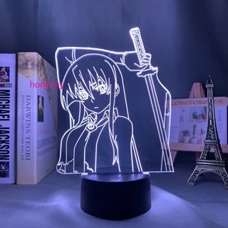 3d Lamp Anime Akame Ga Kill LED Night Light for Home Room Decor Nightlight Birthday Gift Akame Ga Kill Night Lamp Akame Luz noturna