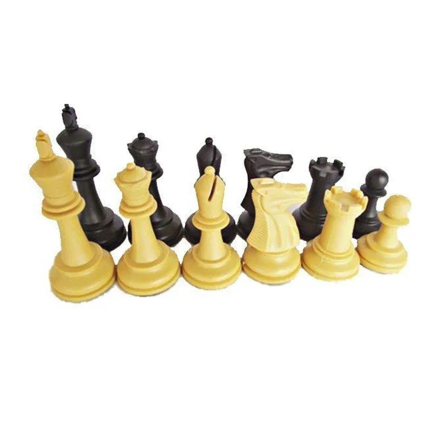 Peças De Xadrez De Madeira Tornement Staunton Jogo Peão De 2.2 Polegadas  King Figuras Estatueta Backgammon