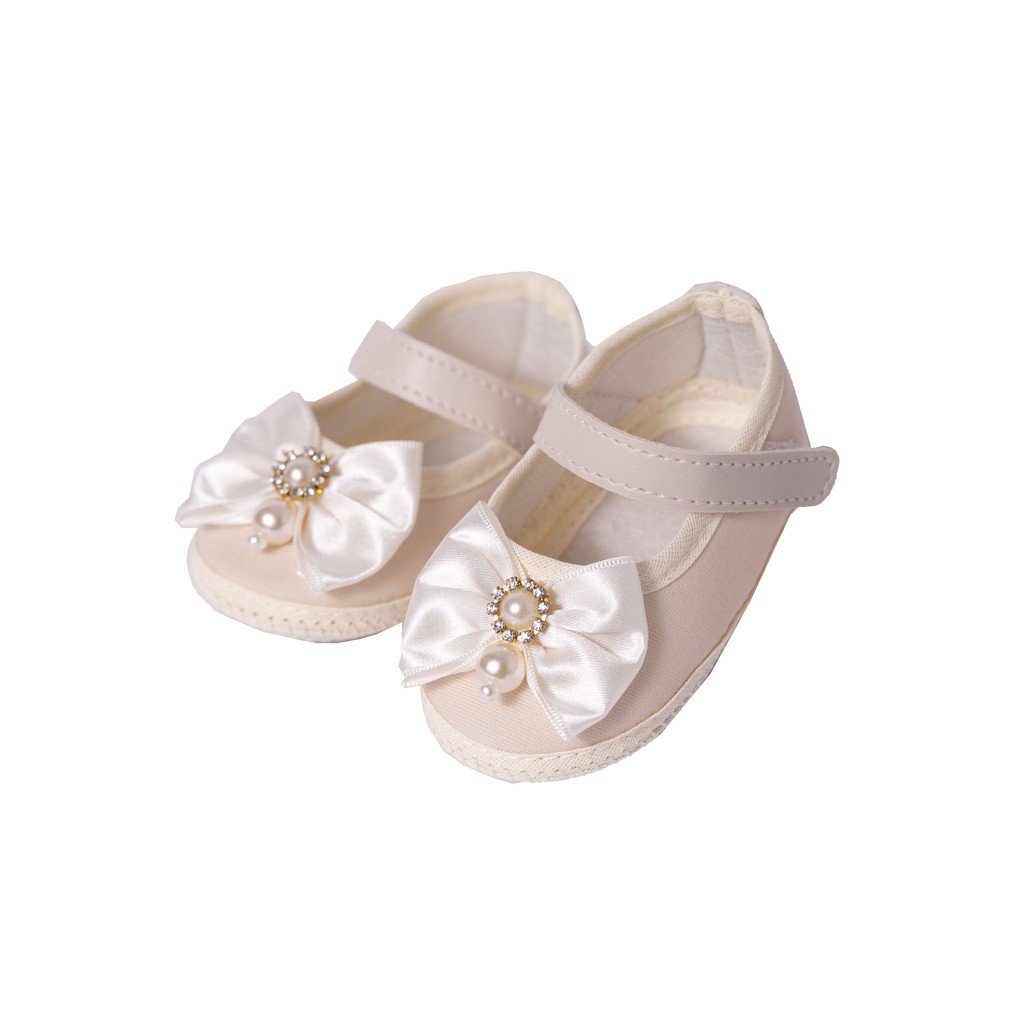 Sapatinho de bebe para best sale batizado feminino