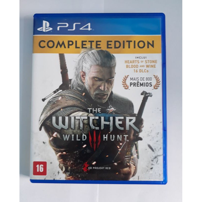 The Witcher Wild Hunt Complete Edition PS4 Mídia Física