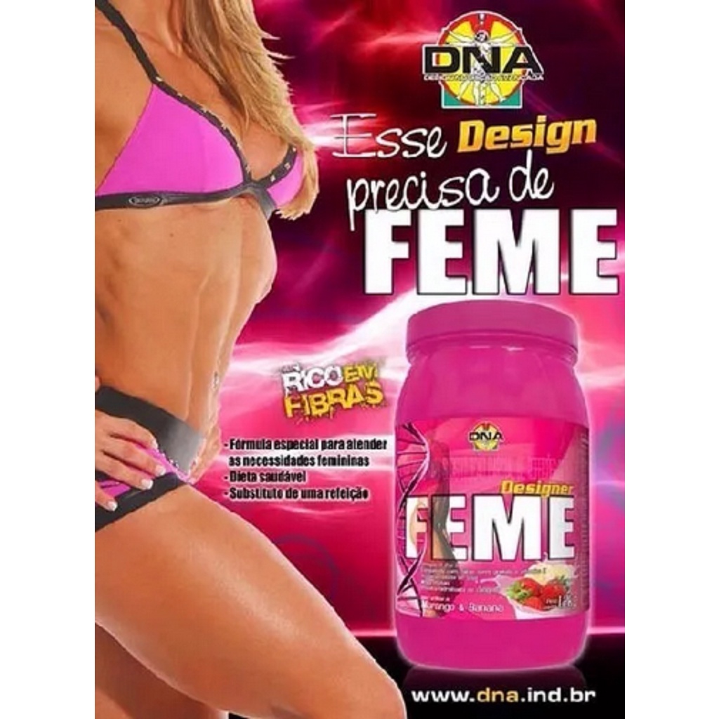 Whey Feminino Feme ( para mulher ) 1,2 kg DNA