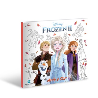 Livro Para Colorir Frozen Disney Infantil Grande Menina Novo
