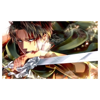 Poster Shingeki No Kyojin Tam A4 e A3 Anime Temporada Levi, Mikasa, Ymir,  Personagens Attack On Titan Mangá.