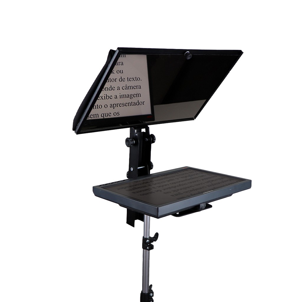 Tele Prompter Para Notebook e Monitores de Até 15,6 Polegadas Para