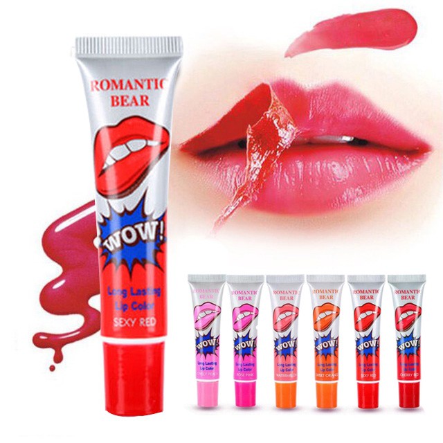 exo Lip Gloss 15g Romantic Bear Long Lasting Tint Tattoo Peel Off