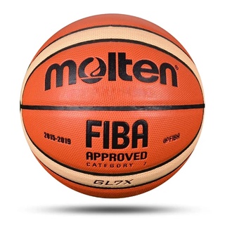 Bolas de basquete de couro derretidas para homens, treinamento indoor  match, tamanho profissional 7, alta qualidade