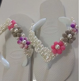 chinelo personalizado havaianas feminino moda praia / verão