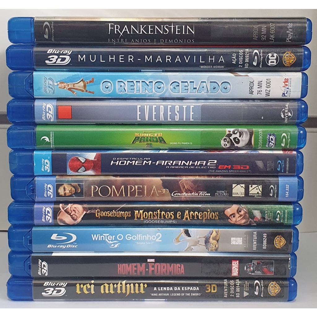 Blu Ray Filmes Em 3d (seminovos) | Shopee Brasil