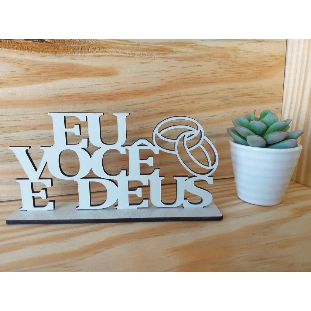 kit 10 Lembrancinhas personalizadas Casamento, encontro de casais ou noivado MDF Branco