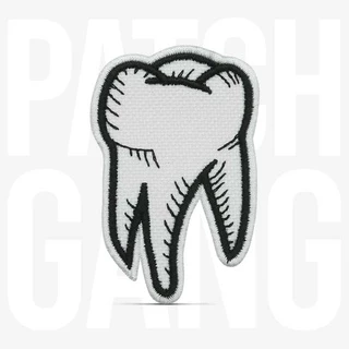PATCH GANG Bordado Dente 4,2x6,5cm