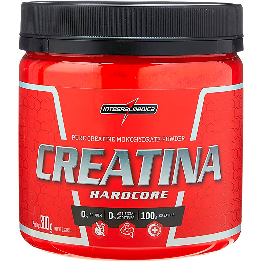 Creatina Im Hardcore 300g Monohidratada Integralmedica 100