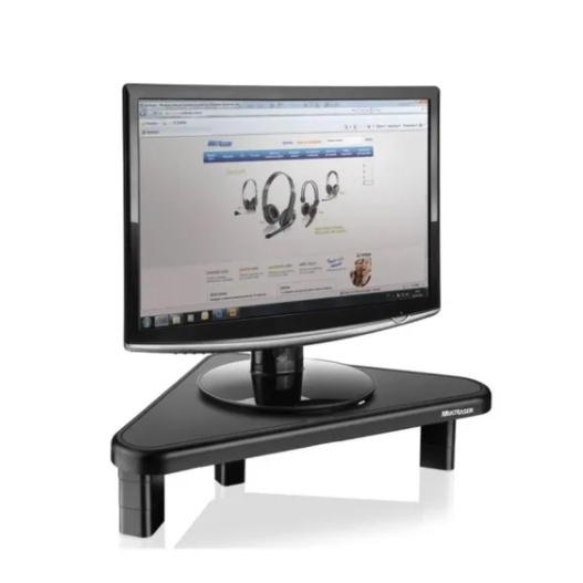 Suporte Mesa Monitor Tela Base 4 Níveis Triangular Quina | Shopee Brasil