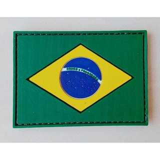 Patch Emborrachado Bandeira do Brasil Colorido