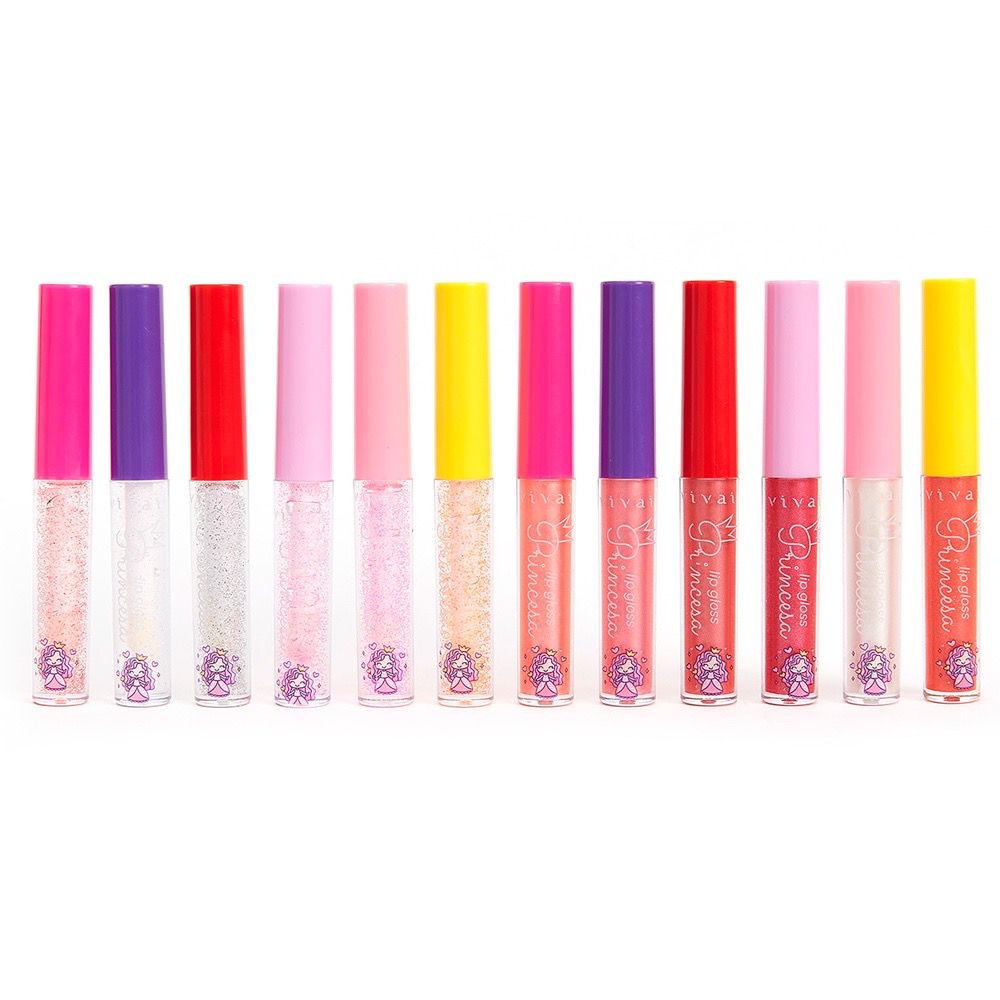 Lip Gloss Brilho e Glitter PrincesaVivai 3082.1.1 Shopee Brasil