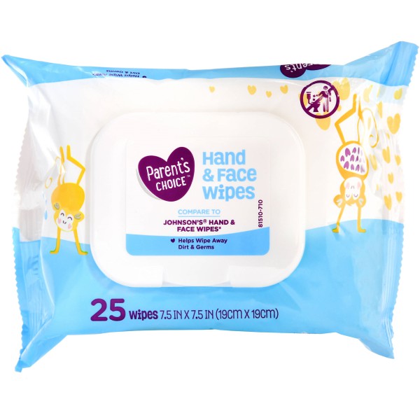 HAND & FACE WIPES - PARENT´S CHOICE